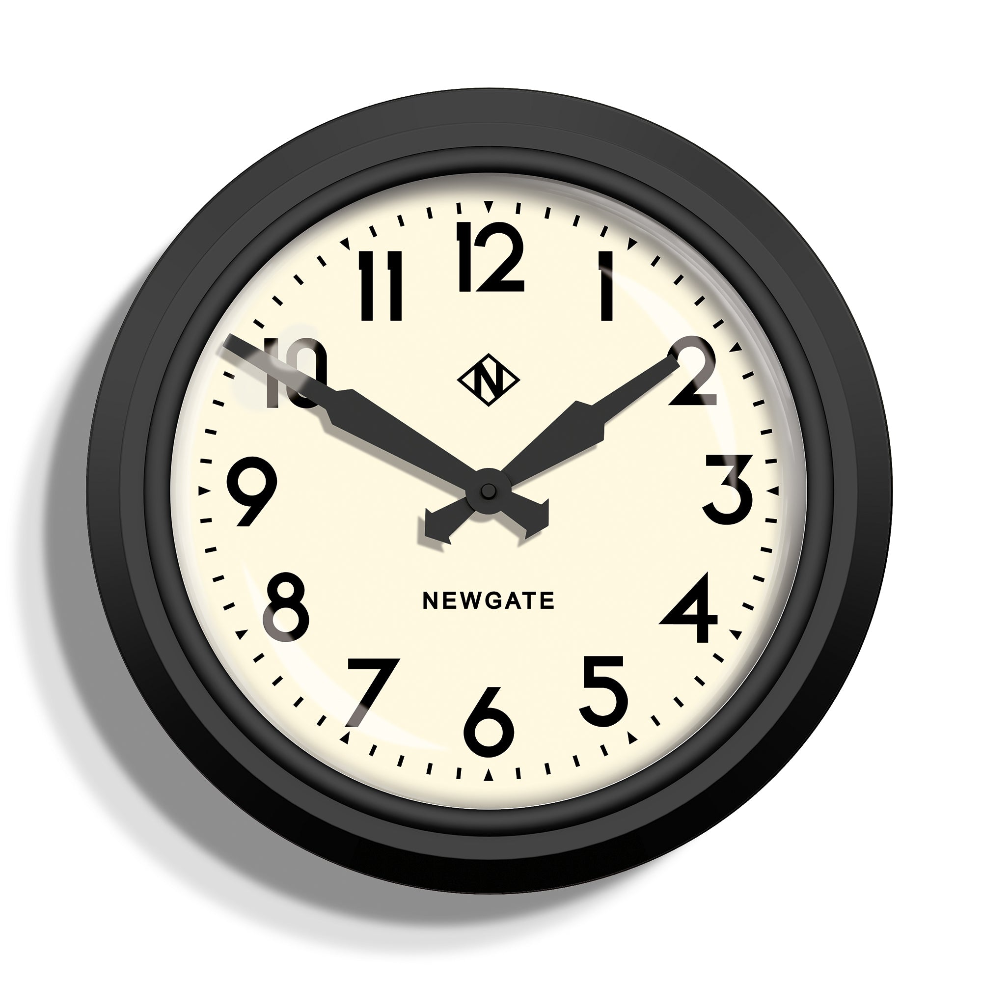 Newgate 50S Electric Clock Black*