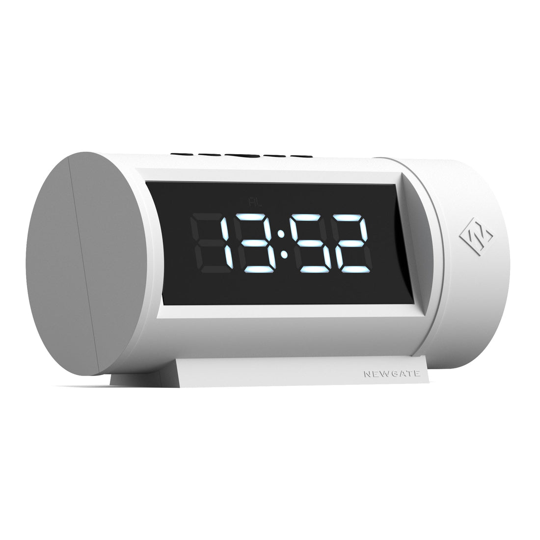 Newgate Pil Led Alarm Clock White*