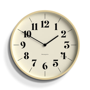 Newgate Mr Clarke Clock Pale Wood Hopscotch Dial*
