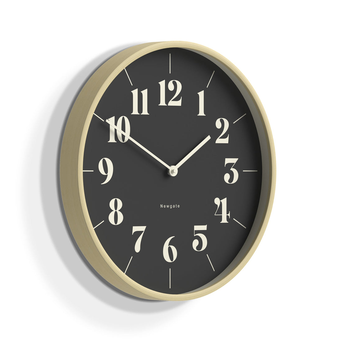 Newgate Mr Clarke Clock Pale Wood Reverse Hopscotch Dial*