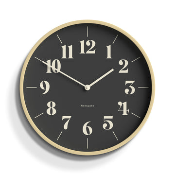 Newgate Mr Clarke Clock Pale Wood Reverse Hopscotch Dial*
