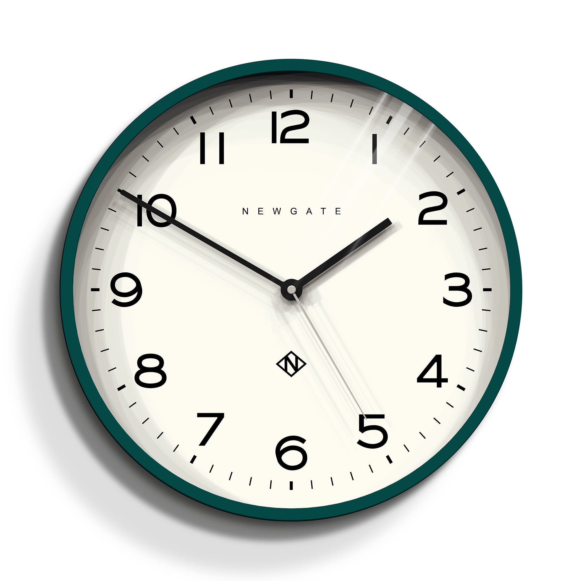 Newgate Number Three Echo Wall Clock Green*
