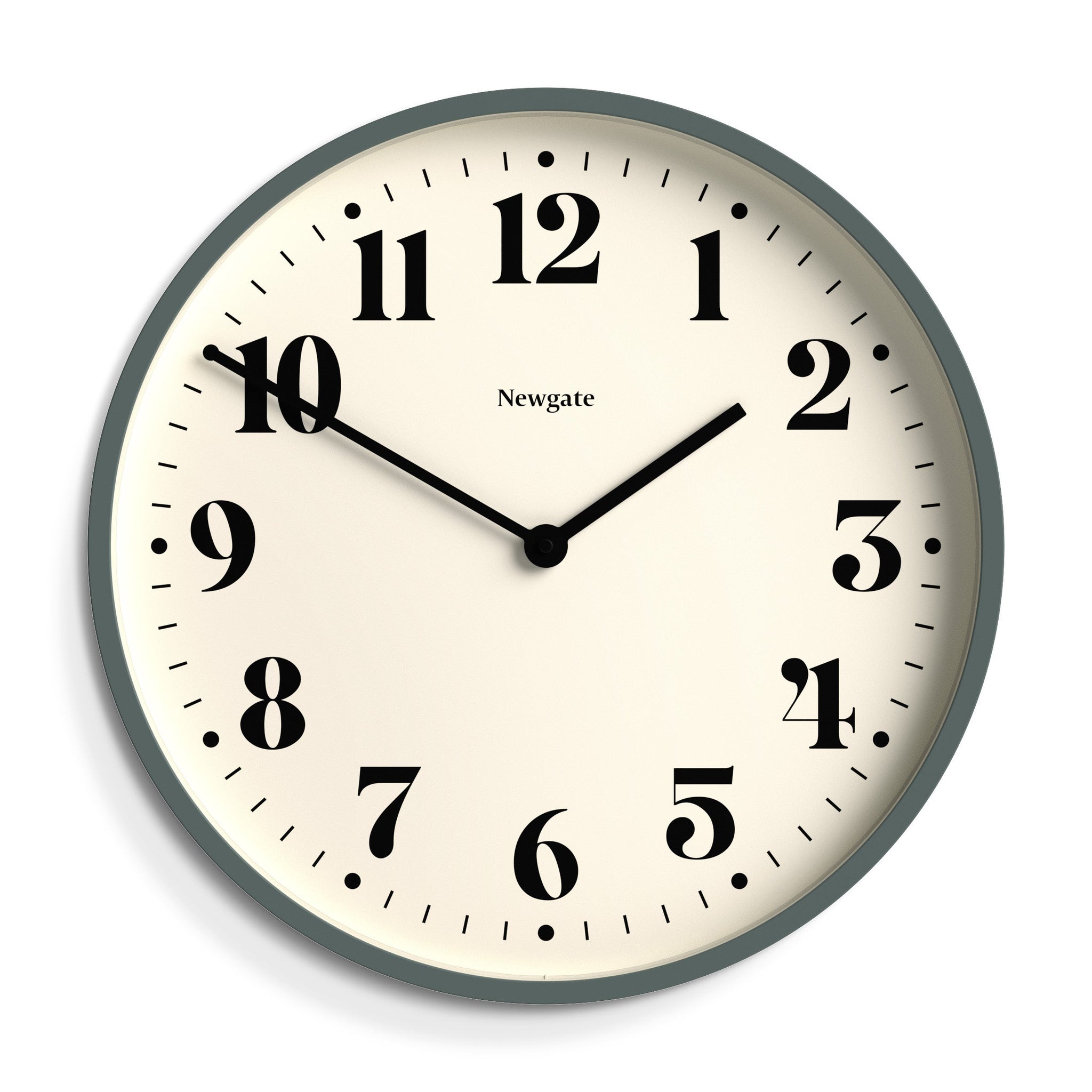 Newgate Number Two Wall Clock Asparagus Green*