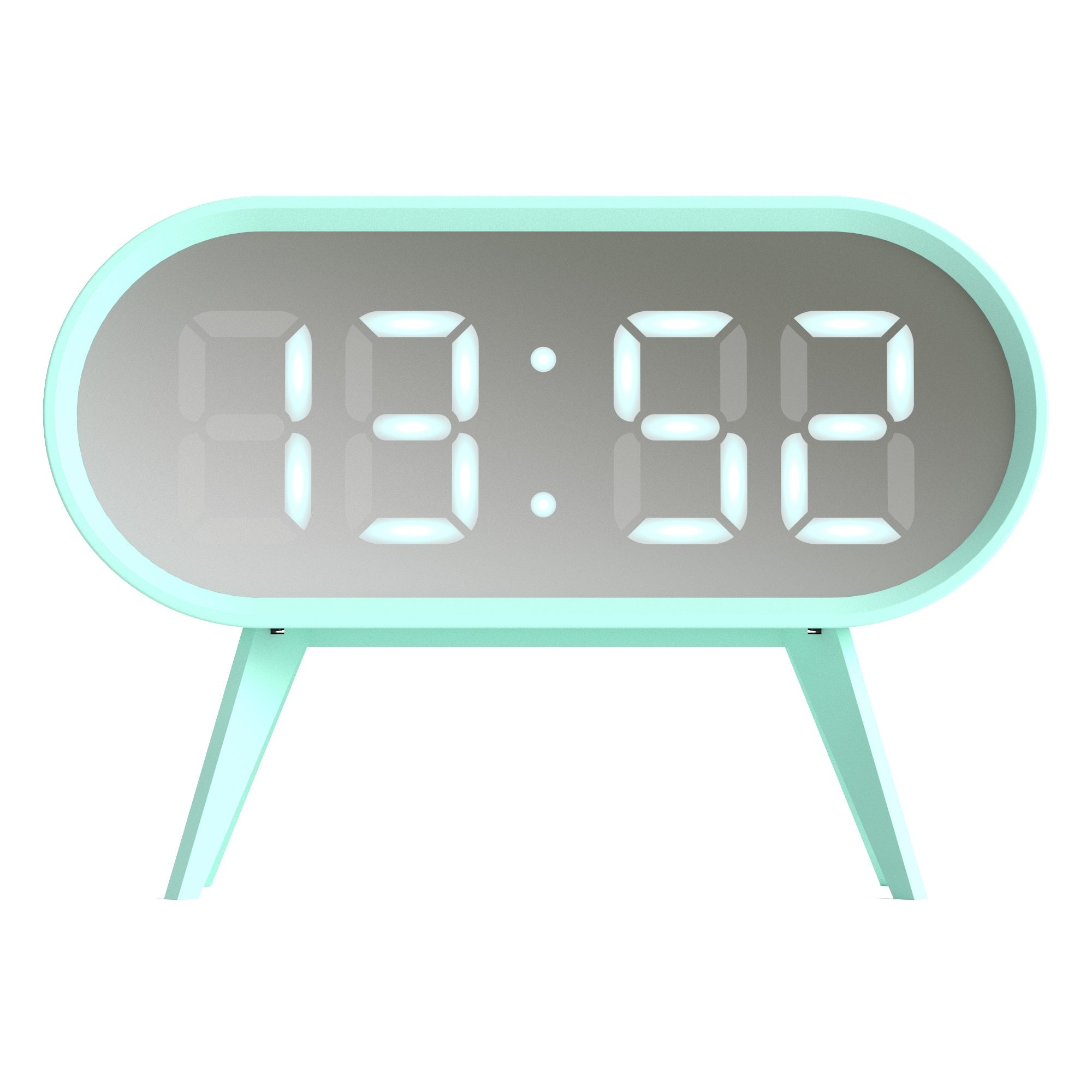 Newgate Space Hotel Cyborg Led Alarm Clock Blue*