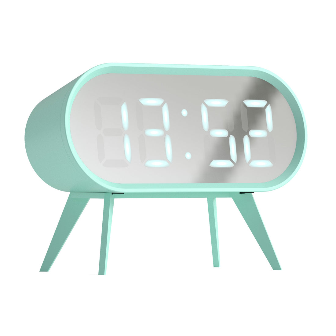 Newgate Space Hotel Cyborg Led Alarm Clock Blue*