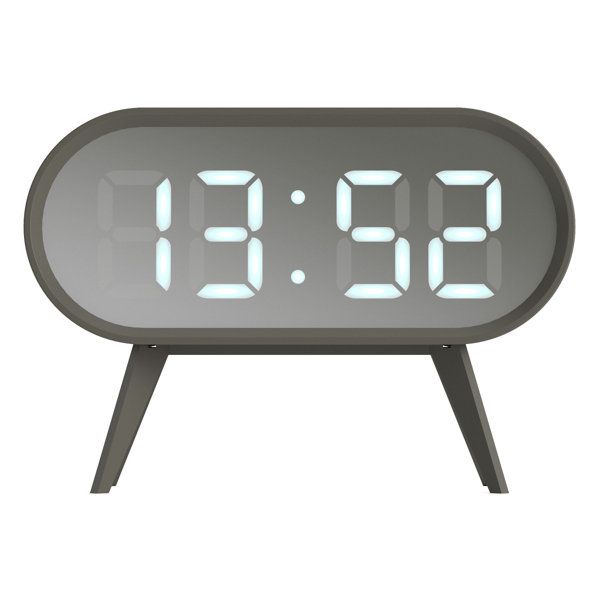 Newgate Space Hotel Cyborg Led Alarm Clock Grey*