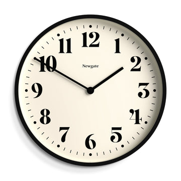 Newgate Number Two Wall Clock Matte Black*