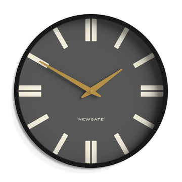 Newgate Universal Wall Clock Plaza Dial Black*